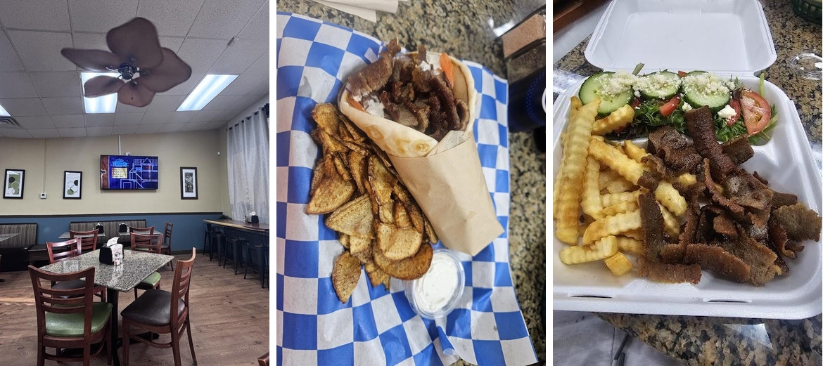 Spartan Gyros Menu