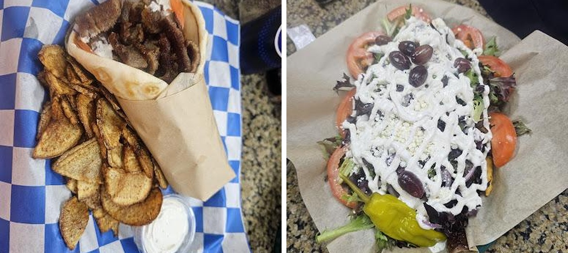 Spartan Gyros Menu