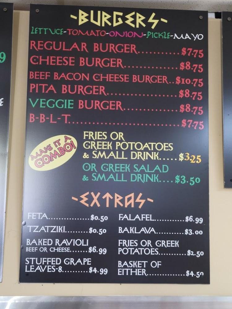 Spartan Gyros Menu image 4
